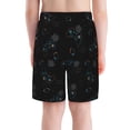 thumbnail image 3 of Rocae Game Time for Teen Beach Trunks Boys Swim Trunks with Compression Liner Quick Dry Board Shorts, 3 of 9