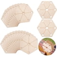 thumbnail image 1 of 24Pcs Weaving Cards 2.6x3 Inch Wood Loom Cards Handmade Weaving Tools Weaving Supplies Wood Tablet Weaving Cards Wood Tool for Knitting Loom Accessories PapayaWhip, 1 of 6