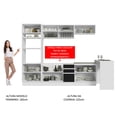 thumbnail image 4 of Cocina Integral Completa Modular Madesa Glamy 315cm BN 01, 4 of 4