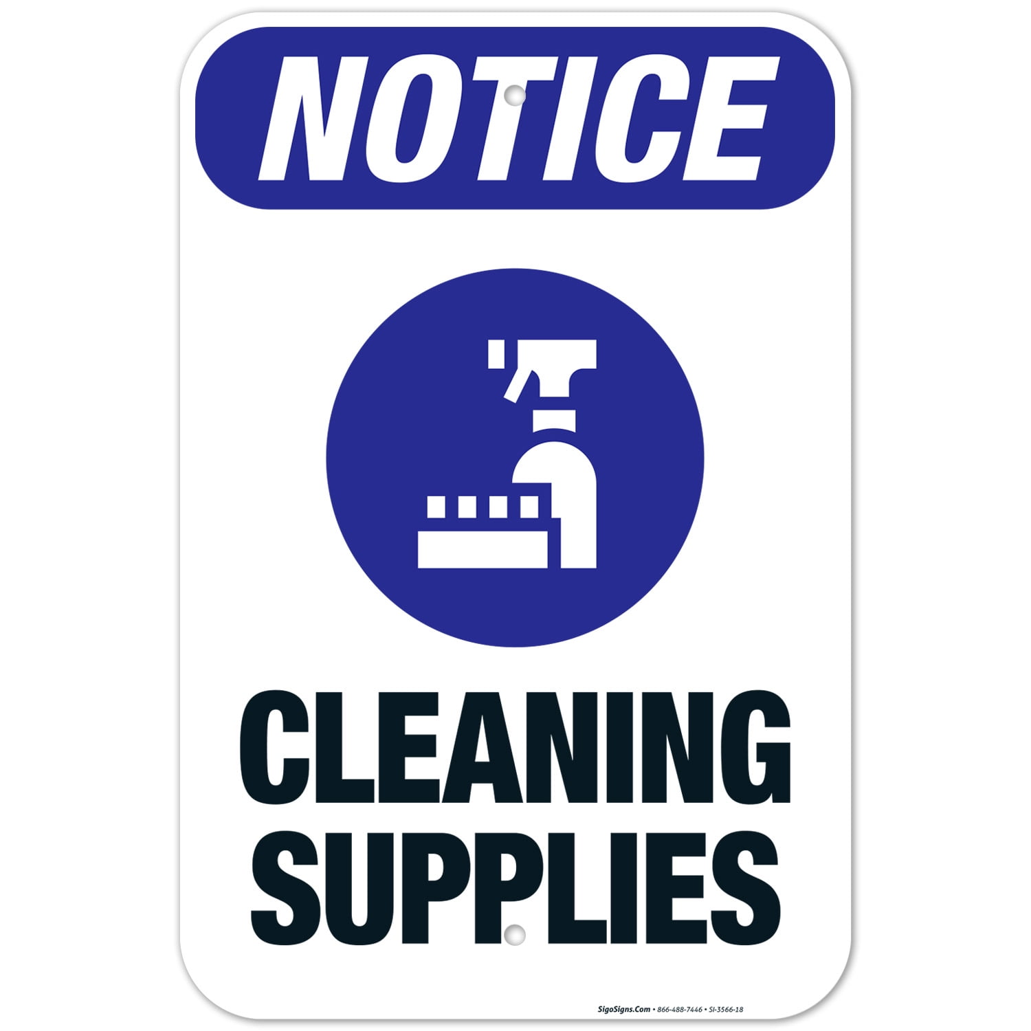 Clean Equipment After Use Sign, OSHA Notice Sign, 12x18 Aluminum ...