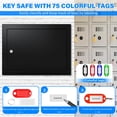 thumbnail image 4 of Key Lock Box Oepmoc, 75 llaves, antirrobo, soporte de pared, color negro, 4 of 9