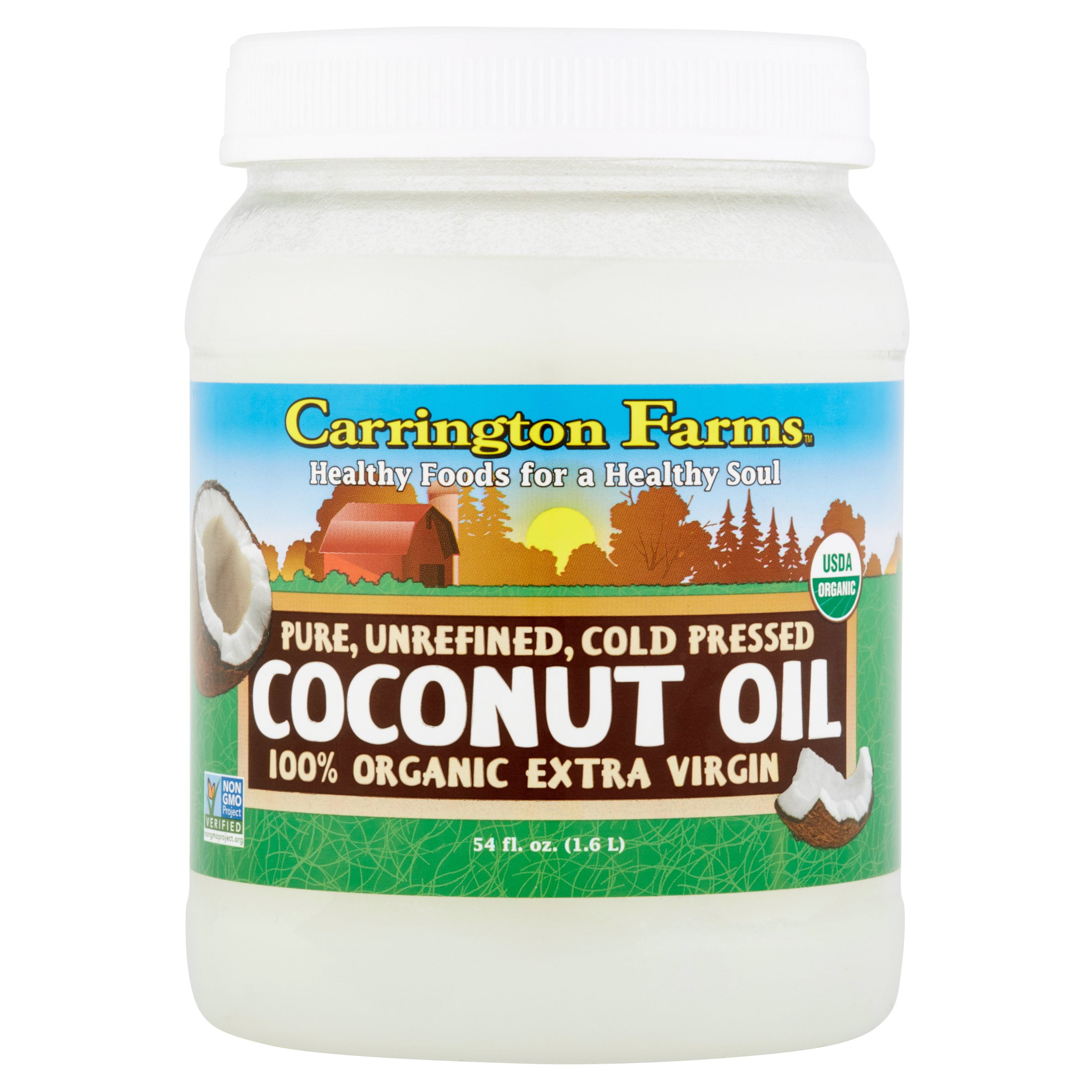 Carrington Farms UnRefined Organic Coconut Oil 54 oz by Carrington Farms