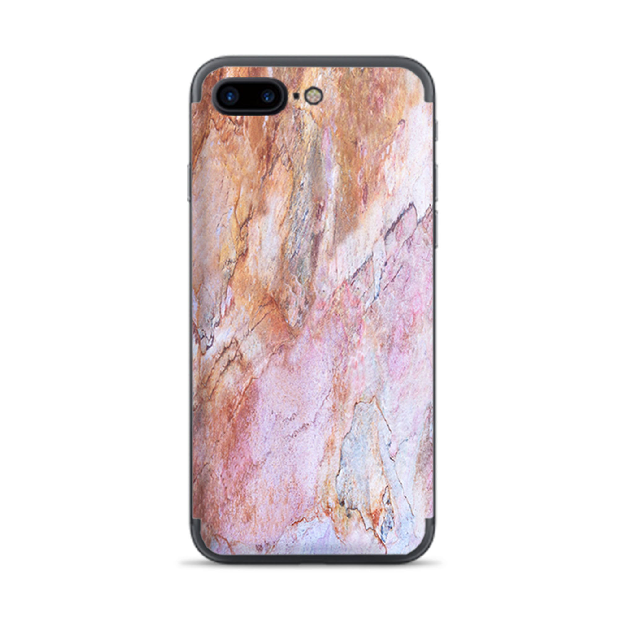 Apple iPhone 8 Plus Skin - Rose Gold Marble - Sticker Decal Wrap