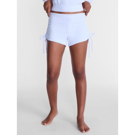 No Boundaries Waffle Knit Sleep Shorts, 2.5'' Inseam, Women’s and Women's Plus XS-2X