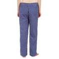 thumbnail image 3 of Leisureland Polka Dot Cotton Poplin Pajama Lounge Pants Blue, 3 of 3