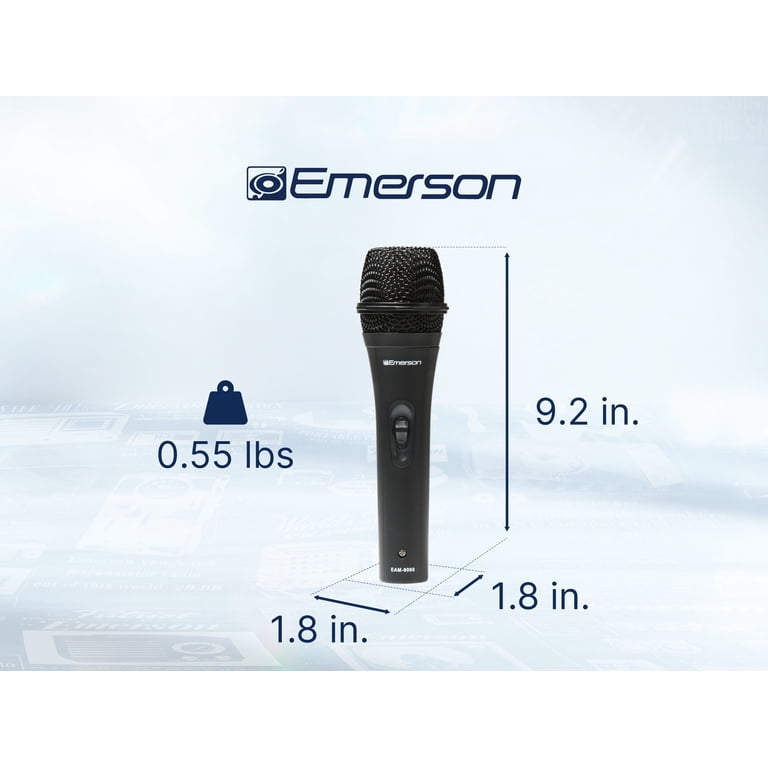 Emerson EAM-9000 Professional Dynamic Microphone, Black photo 2