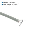 thumbnail image 2 of Uxcell 30AWG Stranded Wire Hookup 30M/98ft Grey Electrical Wire UL1007 Spool, 2 of 6
