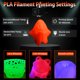 thumbnail image 4 of Filamento para impresora 3D SUNLU que brilla en la oscuridad, PLA, 1,75 mm, 1 kg, 4 of 9