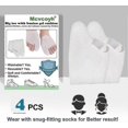 thumbnail image 3 of Big Toe Protector, 6 Pack Acsergery Gel Toe Cap Silicone Toe Bunion Cover Sleeves, Provides Relief Gift, 3 of 4