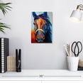 thumbnail image 3 of Elephant Stock One Of The Boys Wall Art - Vertical Canvas Wall Art - Living Room Wall Decor - Animal Canvas - Blue And Orange Decor By Marion Rose - 8" x 12", 3 of 8