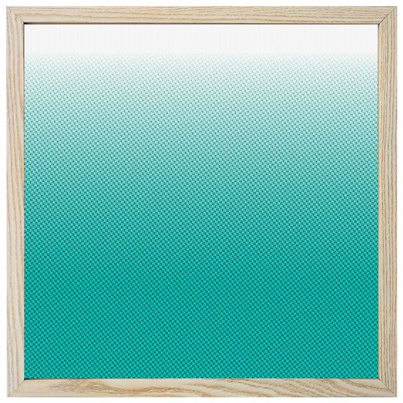 Diamond Painting Kits Cyan Polka Dots Ombre 5D Diamond Painting Dots Gem Craft Framed Canvas Gradient Gradual Color Full Drill Diamond Art Paintings for Living Room Wall Decor 12x12 Inch