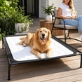 thumbnail image 5 of Summer Pet Cooling Pad Non- Ice Silk Sleeping Cushion Machine Washable Portable Mat for Cats Dogs 28.7x20.9 Inch, 5 of 5