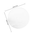 thumbnail image 2 of ifundom cake display discs Acrylic Disc White 1Pcs Table Signs for Showcase, 2 of 8