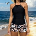thumbnail image 5 of Vetsdori Womens Tankini Swim Suits Modest Trajes De Bano Mujer Bathing Suits 2 Piece Halter Neck Tops and Bottoms,Summer Outfits Swimwear for Women Floral Print, 5 of 9