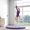 Purple, variant on Foldable Crash Mat, Pole Padding with Carrying Handles, 3.5" EPE Foam, for Dance & Exercise, Black
