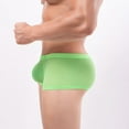 thumbnail image 4 of Sngxgn Men's Underwear Soft Boxer Briefs Stretch Trunks(Green,M), 4 of 9