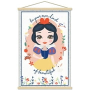 Disney Princess - Snow White Beautiful Wall Poster with Wooden Magnetic Frame, 22.375" x 34"