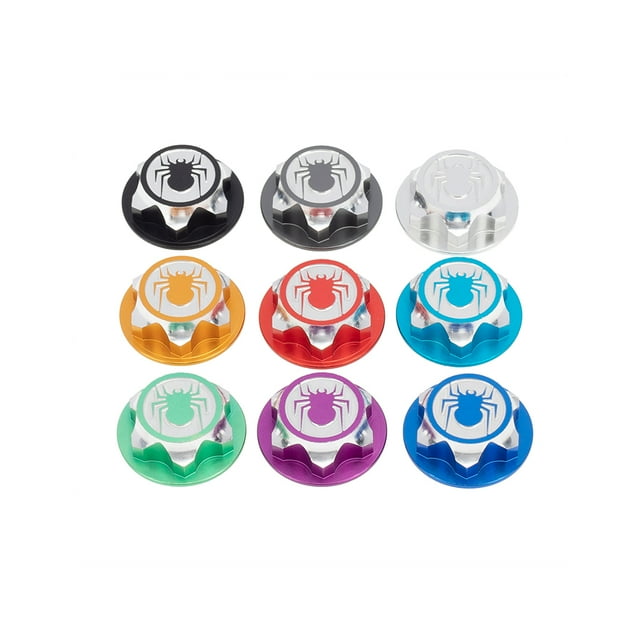 4 Pcs Écrou de Roue Hexagonale Résistant à l'Usure Couvercle de Jante Centrale pour Capuchons Tout-Terrain 1:8 Clé de Manchon de Moyeu Jante Filetée Bonne Étanchéité Voiture RC Tout-Terrain 1:8 Violet