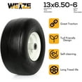 thumbnail image 5 of Weize 13" Lawn Mower Drive Wheel, Puncture Resistant (Set of 2), 5 of 5