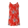thumbnail image 5 of Ovzne Robes pour Femmes Robe Mode Robe Décontractée Imprimée Sans Manches Grande Taille Robe Imprimée Liquidation, 5 of 5