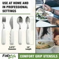 thumbnail image 3 of FabLife Comfort Grip Spoon Adaptive Utensils, Daily Living Aid for Individuals with Weak Grip, 3 of 5