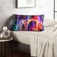 thumbnail image 6 of Fotbe cute dogs of different breeds Pattern Pillow Cases - Envelope Closure - Luxury, Extra Soft, Cooling Pillow Covers - Wrinkle, Fade, Stain Resistant-16"x24", 6 of 6