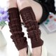 thumbnail image 1 of Calcetines de lana gruesa, leggings, versión coreana de los calcetines apilados, leggings de punto de otoño e invierno, leggings de ocho pies retorcidos, botas, 1 of 6