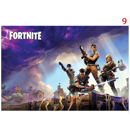 poster fortnite game batle 24x36 inches standard size new ps4 xbox walmart com - fortnite game size