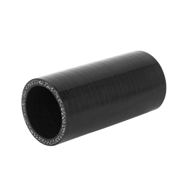 Unique Bargains 40mm ID Car Black High Performance Straight Silicone Hose Coupler Intercooler Tube
