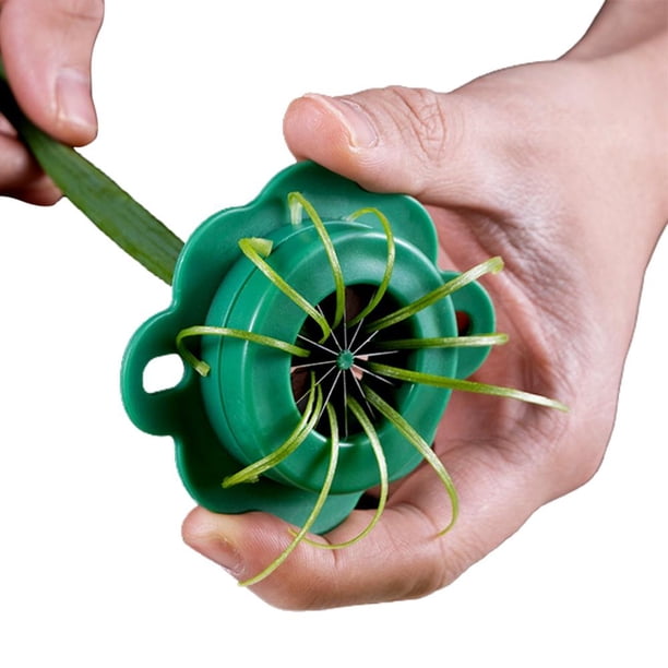 Yungwalm Plum Blossom Onion Cutter MultiFunction Scallion Slicer Green Onion Vegetable Chopper