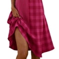 thumbnail image 5 of Women's Dresses Plus Size Lounge Printed Long Sleeve Round Neck Loose Short Nightgown, 5 of 5