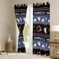 thumbnail image 3 of Feelyou 3D Baseball Printed Blackout Curtains Set of 2 (52x84 Each) for Kids, Video Ball Game Window Curtains, Modern Sport Theme Curtains and Drapes, Blackout Curtains Room Decor, 3 of 6