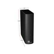 WD Elements 10 TB Hard Drive - External - Black - USB 3.0 -