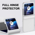 thumbnail image 3 of Compatible Motorola Razr Plus Case 2023 with Hinge Protection,Motorola Razr+ 2023 Case Thin,Cute Hard PC Protective Phone Case for Motorola Razr 40 Ultra Case New Moto Razr Plus 2023 Case White, 3 of 13