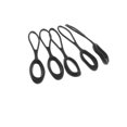 thumbnail image 3 of 5 Pieces Non-slip Strong Zipper Pull Cord Pieces Zipper Zip Puller Zip Fastener Black, 3 of 9