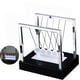 thumbnail image 2 of Yuarrent Bola de péndulo de brillante, cuna de Newton, bolas de cristal iluminadas con LED, adornos de escritorio para decoración del hogar y el Decoración del hogar negro Yuarrent HA046820-02, 2 of 6