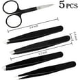thumbnail image 4 of Emlimny 5Pcs Tweezers for Women Facial Hair-Tweezers Set Removal,Professional Stainless Steel Eyebrow Tweezers for Women &Men, 4 of 6