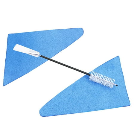OUNONA  Harmonicas Wind Instrument Cleaning Flute Accesories Cleaner Absorbent Cloth