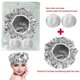 thumbnail image 3 of Paquete de 10 gorros térmicos de papel de aluminio para el cabello, para acondicionamiento profundo, envueltos individualmente, reutilizables., 3 of 5