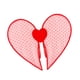 thumbnail image 3 of Correa elástica con forma de corazón de San Valentín para niñas y mujeres para actuaciones escénicas de cosplay. rosa, 3 of 9