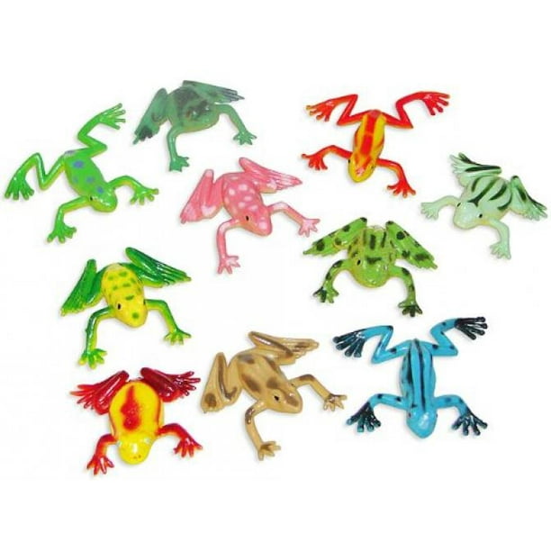 Mini Vinyl Frogs (6Dz) Toys 72 Pieces