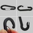 thumbnail image 5 of 3 Coiled Lanyards Safety Rope Retractable Tether With Carabiner, 5 of 6