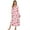 Highland Cattle Heart Love, variant on Xoenoiee Pink Heart Love Arrow Stripe Print Nightgowns for Women Valentine's Day Button Down Long Pajama Dress Soft Full Length Sleepshirt V Neck Sleepwear House Dress, Size S
