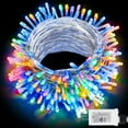 thumbnail image 1 of TRAHOO-Christmas Lights, 100FT 300 LED String Lights with 8 Modes Timer Connectable Waterproof Plug-in Fairy Lights for Home, Garden, Party, Holiday, Tree, Christmas Decorations (Multicolor), 1 of 4