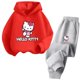 thumbnail image 3 of Conjuntos de sudaderas con capucha Conjunto de ropa para niños Ropa de Hello Kitty para niños Ropa para niñas Tops Pantalones Trajes de 4 a 14 años Trajes con capucha Suéter, 3 of 5