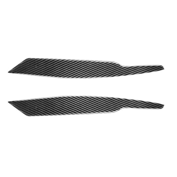 Kenally 2 uds., cejas para faros delanteros, cubierta profesional para coche, pegatina para faro delantero, accesorios para vehículos, Bombillas para automóviles