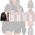 thumbnail image 4 of Gibobby Sudadera Mujer Moda Enfermería de manga corta con estampado de calabaza y cuello en V a la moda informal para mujer para la celebración de Halloween (Anaranjado, XL), 4 of 4