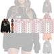 thumbnail image 3 of Gibobby Sudaderas para Mujer Sudaderas de Halloween para mujer playera casual de manga larga(Marrón,CH), 3 of 3