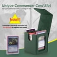 thumbnail image 4 of Vitrina doble MTG Deck Box Stepane, piel sintética, verde, 4 of 6