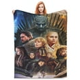 thumbnail image 2 of Game Of Thrones Fleece Blanket Super Soft Cozy Throw Blanket Fuzzy Comfy Flannel Blanket Warm Plush Blankets And Throws For Couch, Sofa, Bed 40"X30", 2 of 7